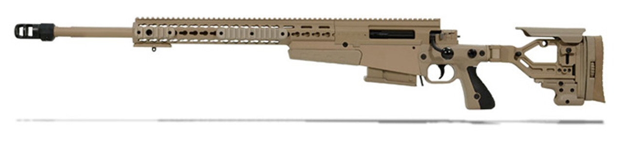 Accuracy International AXMC Pale Brown .300 Win. Mag. 24" LH Rifle std brake A-XM300WMPB24SM-LH
