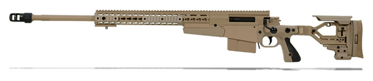 Accuracy International AX 308 Pale Brown chassis 26 inch barrel std brake - small firing pin Left Hand A-XS308WNPB26SM-LH