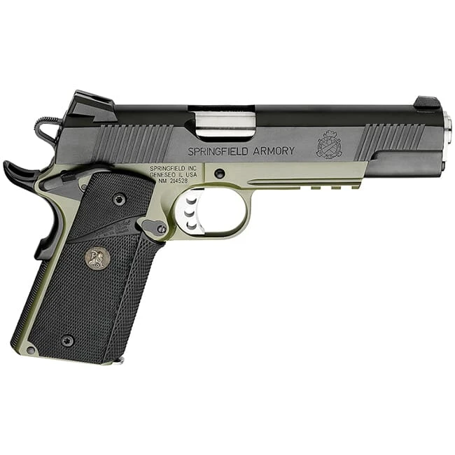 Springfield Armory 1911-A1 5" .45 Operator MC OD/BLACK Pistol w/ Range Bag PX9105ML18