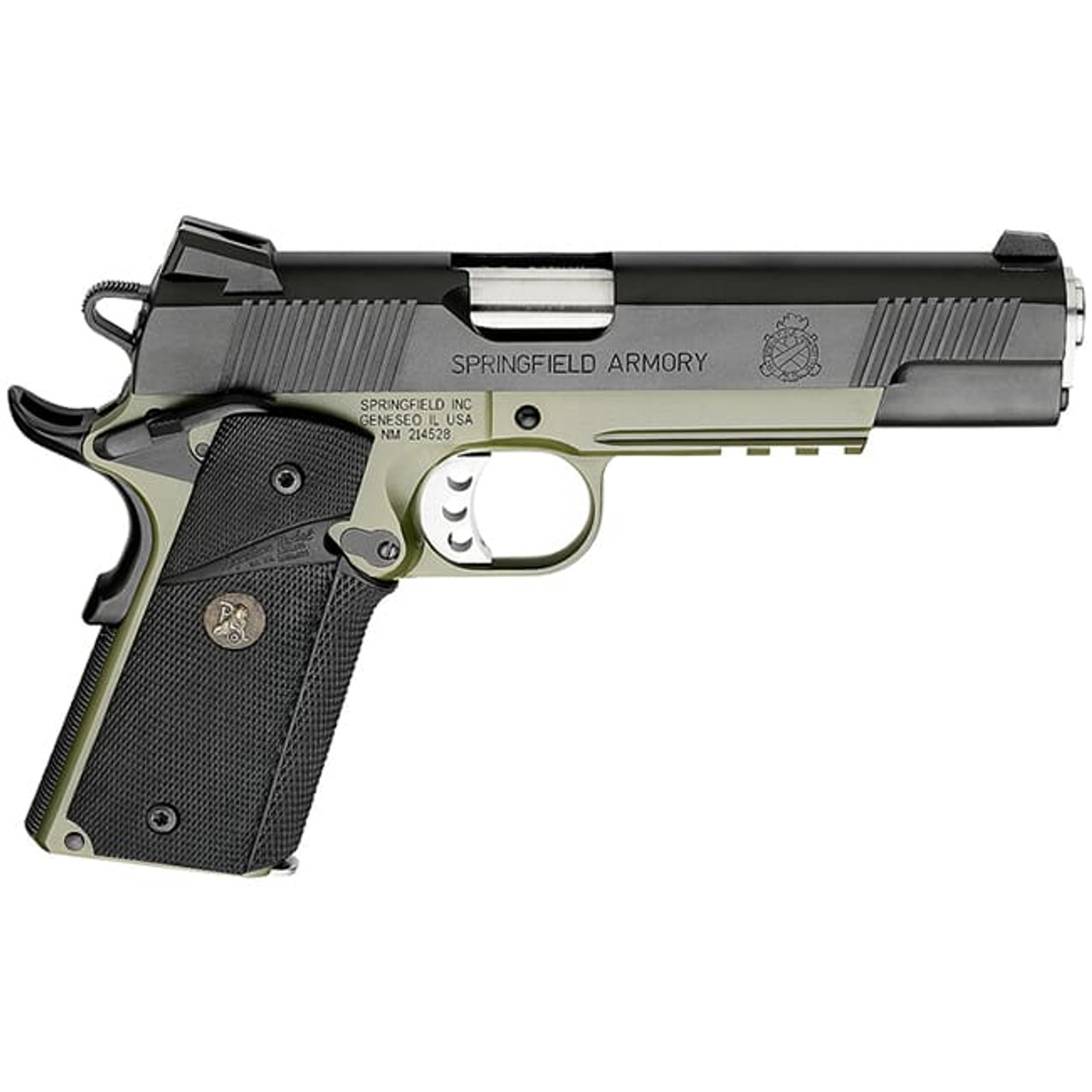 Springfield Armory 1911-A1 5" .45 Operator MC OD/BLACK Pistol w/ Range Bag PX9105ML18