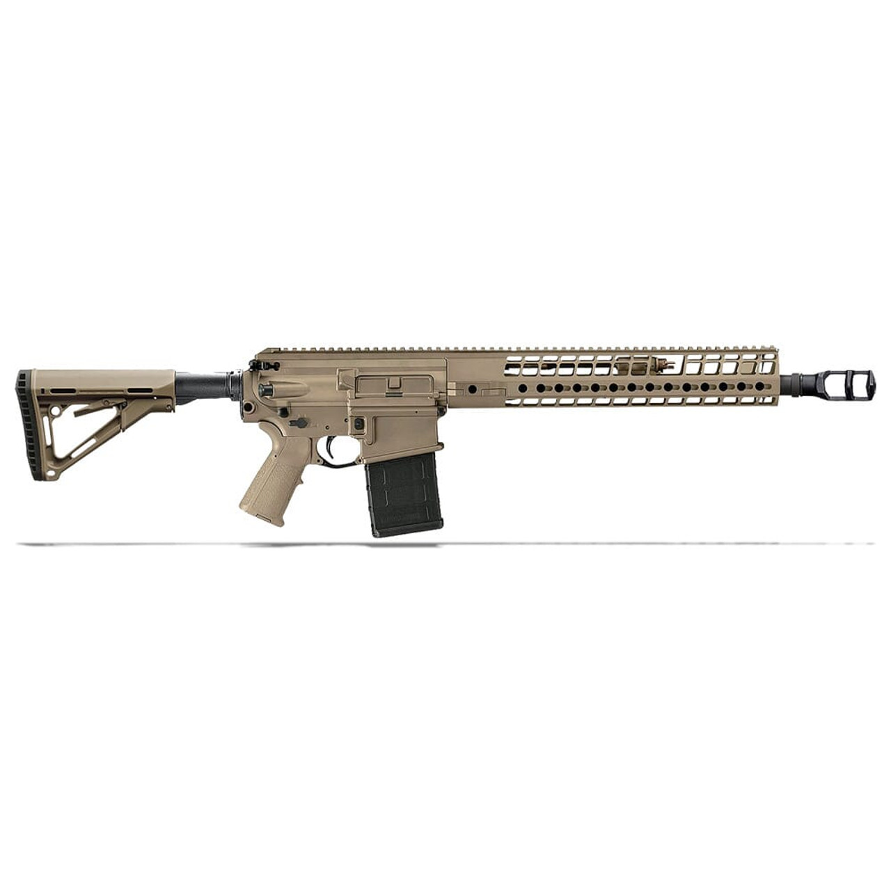 Sig Sauer SIG716G2 DMR 6.5 Creedmoor Rifle 18in Semi-Auto FDE (1) 20 Round Mag R716G2-H18B-65-DMR-FDE