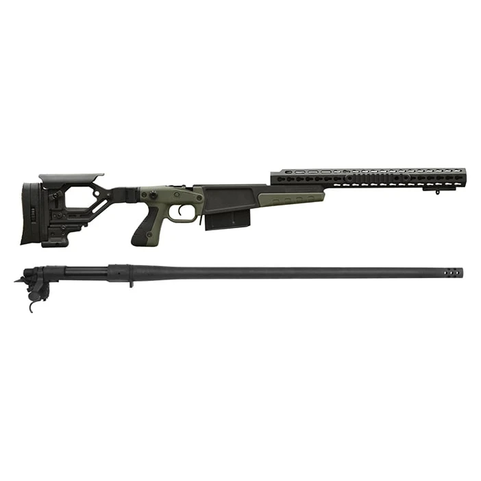 Remington 700P 5R 300 Win Mag with Accuracy International AX Green Chassis/Barreled Action Kit