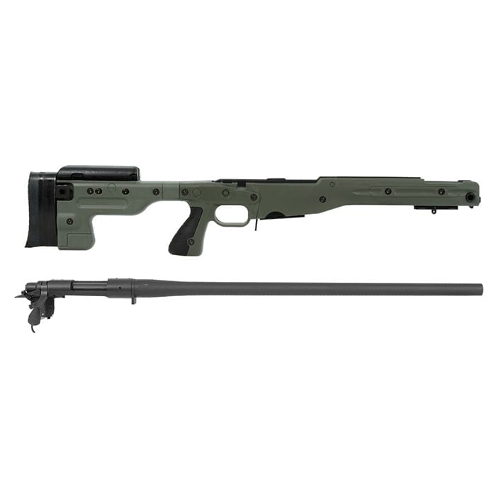 Remington 700P 5R 308 Win with Accuracy International AT Green Fixed Chassis/Barreled Action Kit