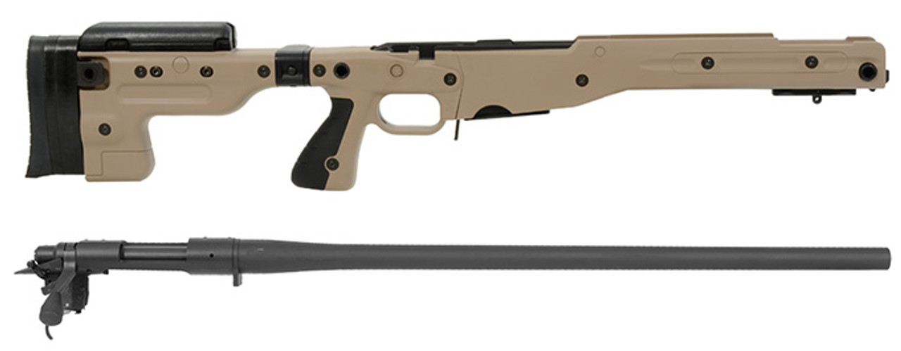 Remington 700P 5R 308 Win with Accuracy International AT Pale Brown Folding Chassis/Barreled Action Kit