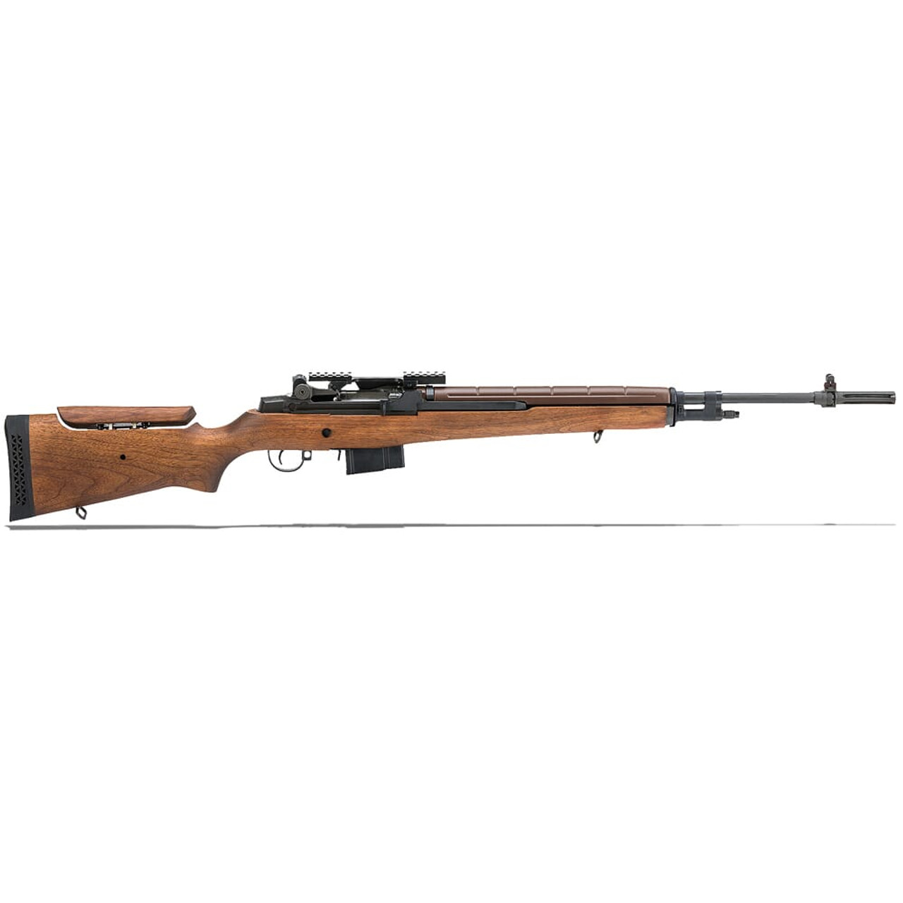 Springfield Armory Tactical M1A 7.62mm M21, Adjustable Walnut Stock, Douglas Carbon Barrel Rifle SA9121