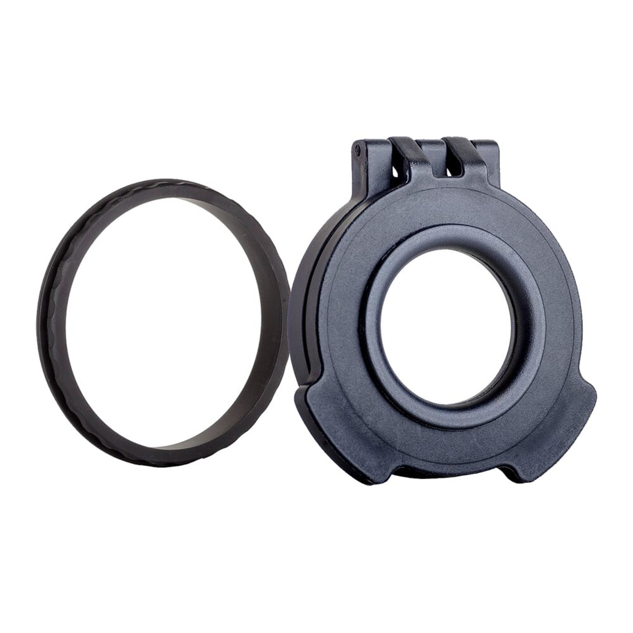 Tenebraex Objective Clear Flip Cover w/ Adapter Ring for Kahles and Zeiss Scopes SB5603-CZV560-CCR