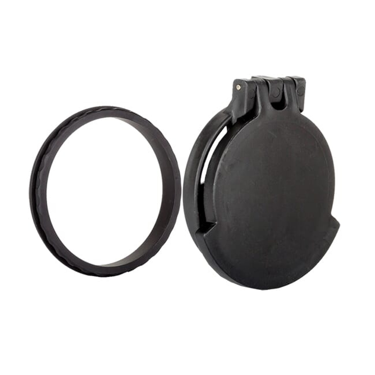 Tenebraex Objective Flip Cover w/ Adapter Ring for Nightforce SHV 3-10x42 SDO000-KT4247-FCR