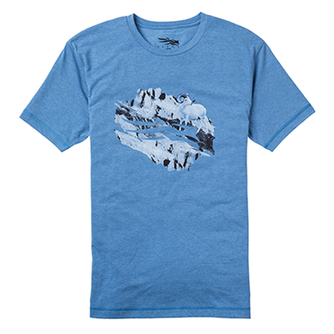 Sitka Ram Short Sleeve Tee Lake Blue 20043-LB