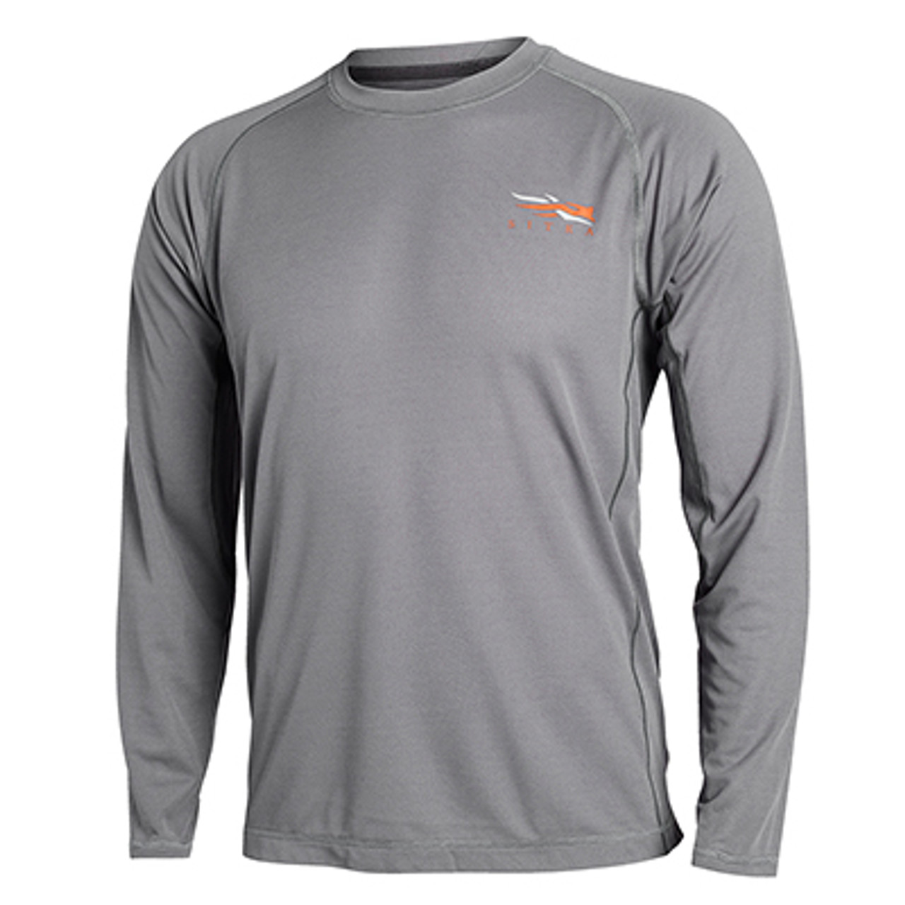Sitka Core Lt Wt Crew - LS Woodsmoke X Large 10033-WS-XL