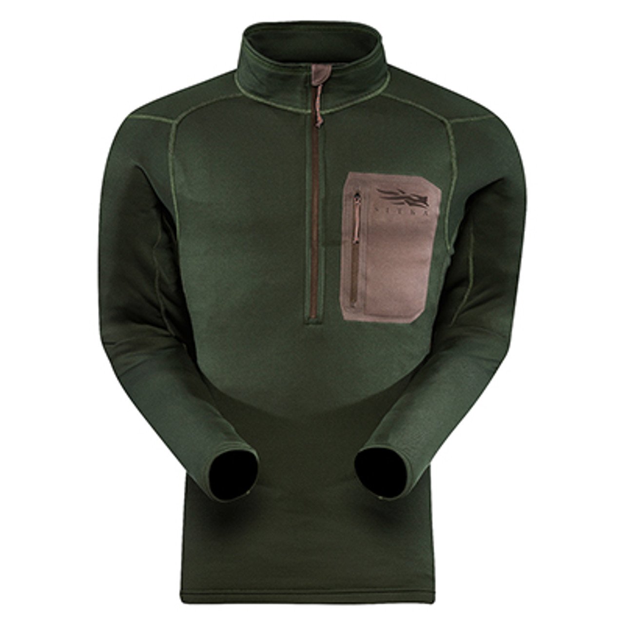Sitka Core Mid Wt Zip T Forest XX Large 10036-FO-XXL