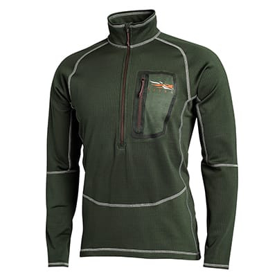 Sitka Core Hvy Wt Zip T Forest Large 10039-FO-L
