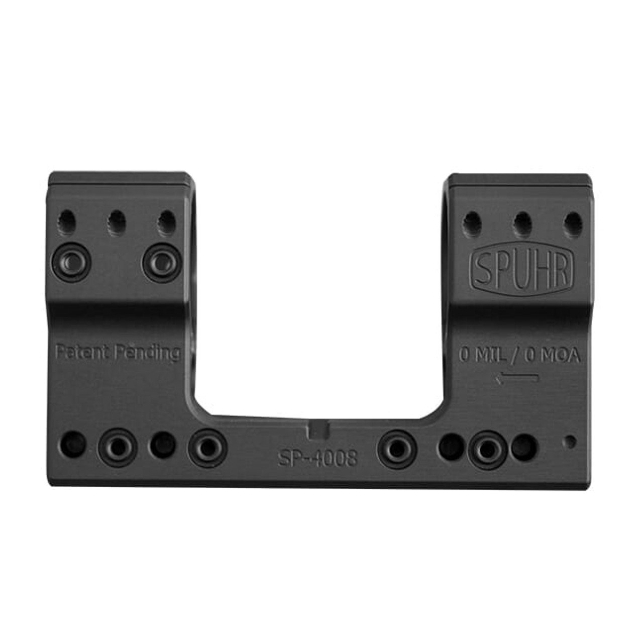 Spuhr Unimount 34mm 0MIL/0MOA 1.73" Picatinny Scope Mount SP-4008
