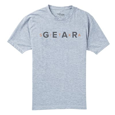 Sitka Gear Tee SS Heather Grey XXX Large 20074-HG-3XL