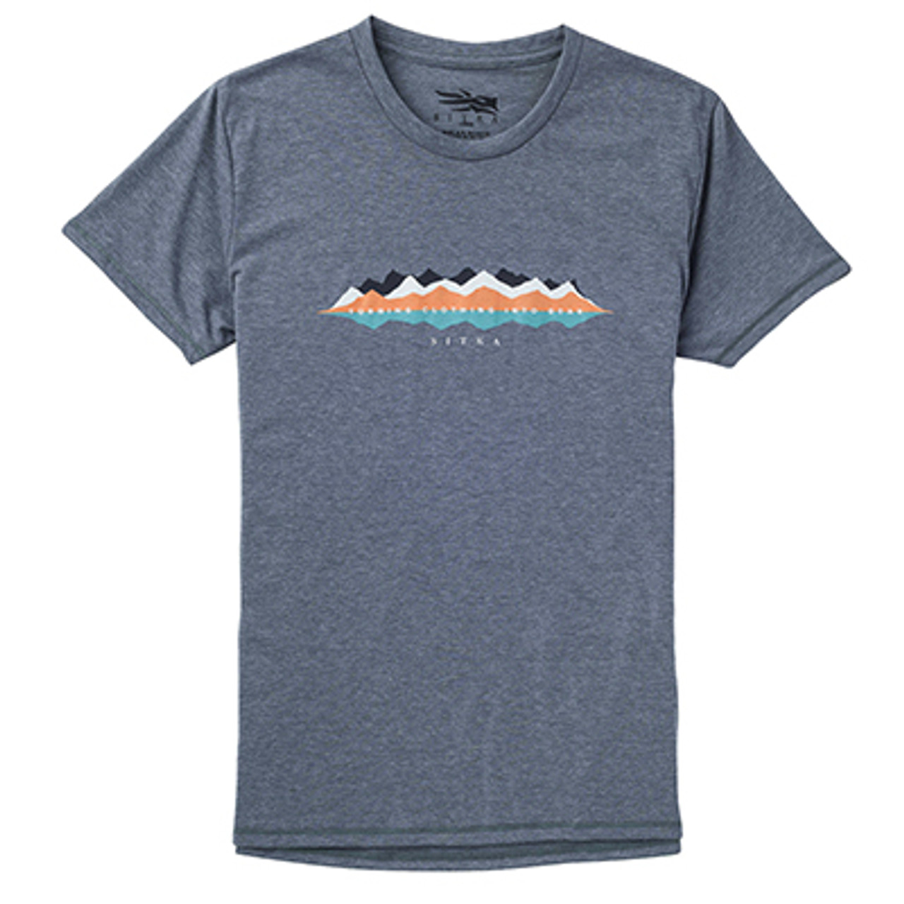 Sitka Womens Ridgeline Tee SS Lead Large 20078-PB-L