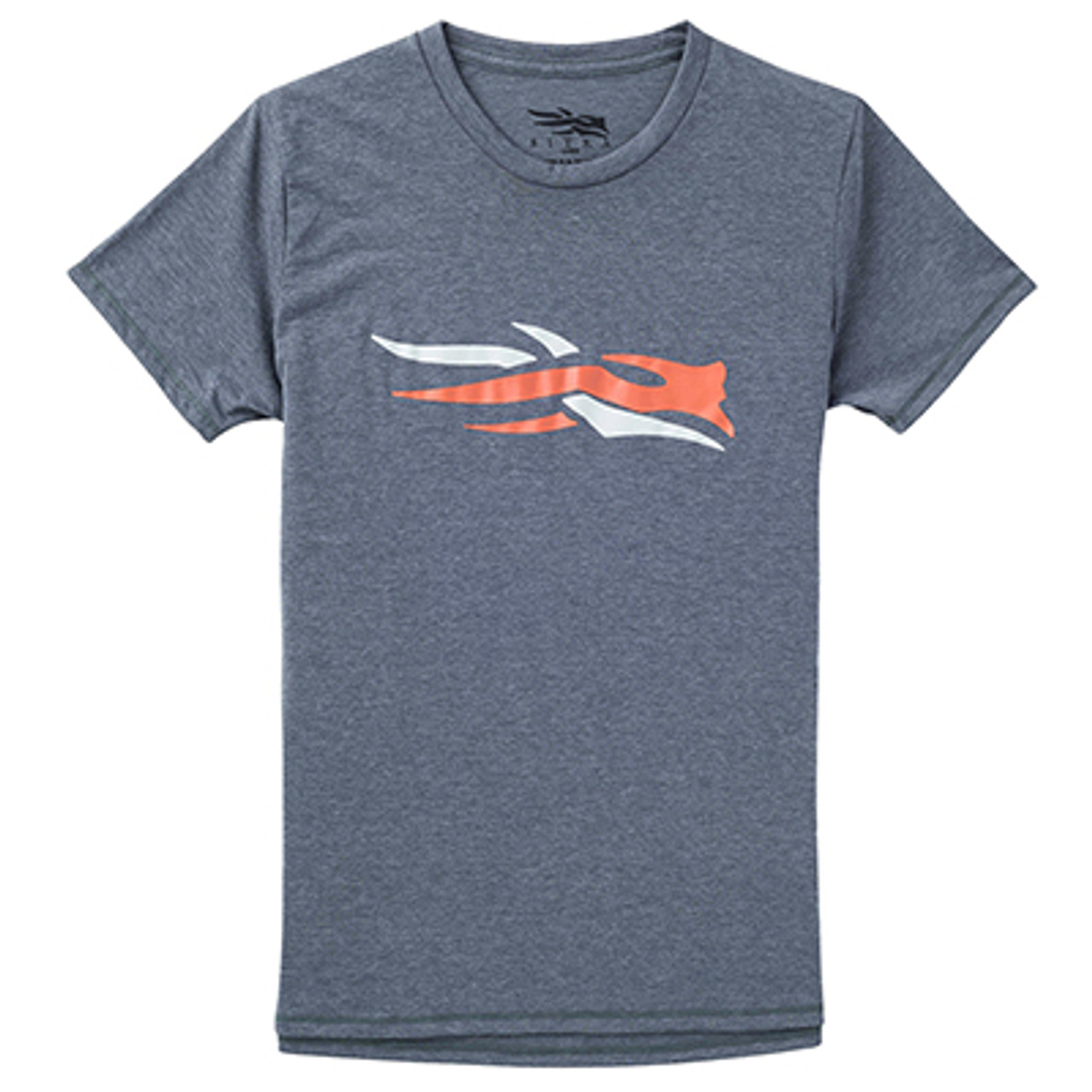 Sitka Womens Sitka Logo Tee SS Lead Medium 20081-PB-M