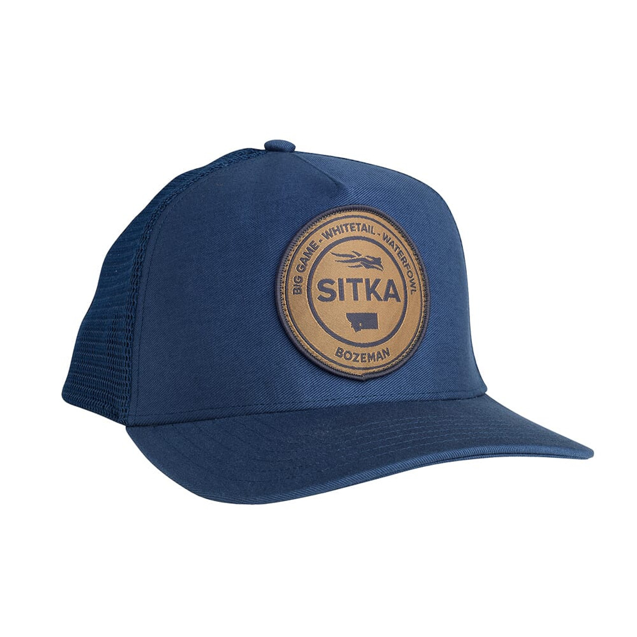 Sitka Gear Navy Seal Five Panel Patch Trucker Hat 20082-NV-OSFA