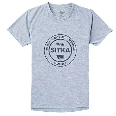 Sitka Womens Sitka Seal Tee SS Heather Grey Small 20084-HG-S