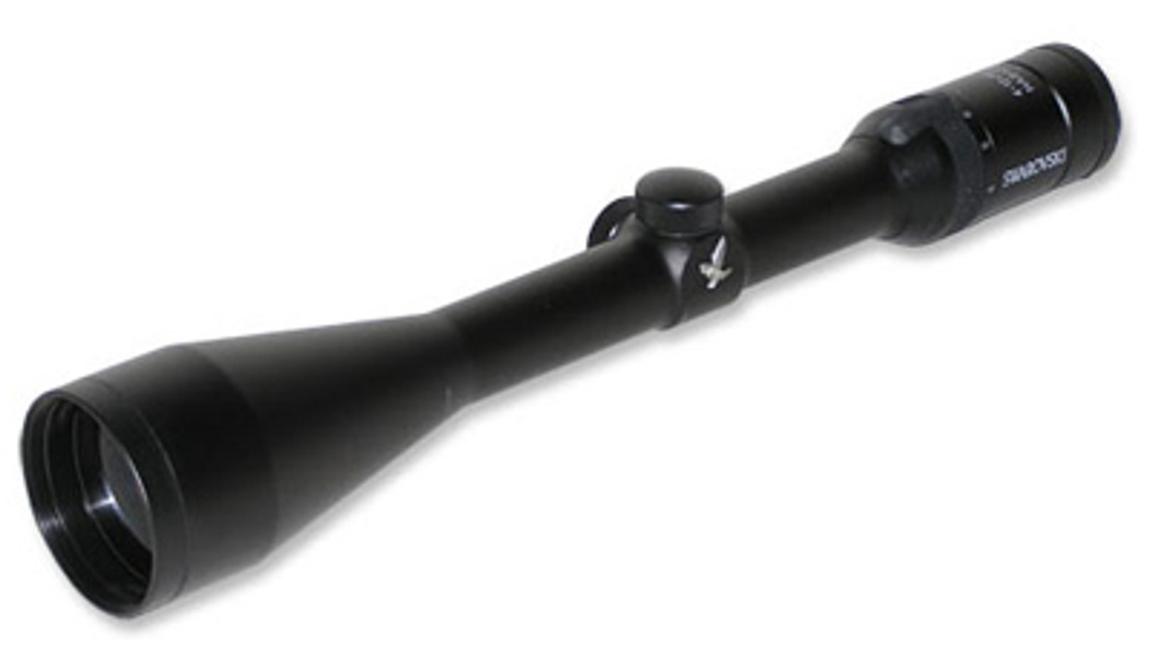 Swarovski 4-12x50 Habicht AV Riflescope with BT Ballistic Plex Reticle - Matte Black..