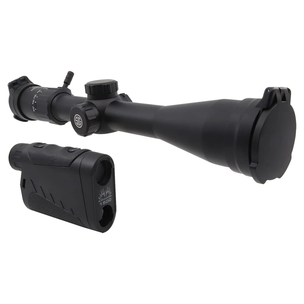 Sig Sauer Buckmasters 4-16x44mm 30mm Side Focus BDC SFP Riflescope w/Buckmasters LRF 1500 Combo Kit SOK15BM05