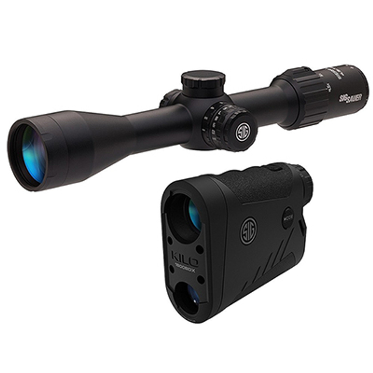 SIG Sauer BDX Combo Kit, Kilo1800BDX LRF and Sierra3BDX Rifle Scope 4.5-14x44mm Showroom Demo SOK18BDX01