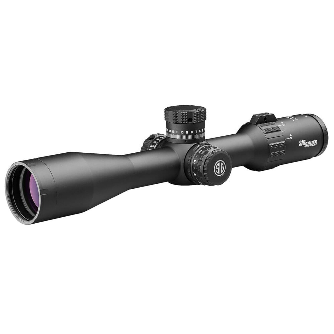 Sig Sauer TANGO4 4-16x44mm 30mm FFP Dev-L Mrad Reticle 0.1 Mrad Black Scope SOT44114