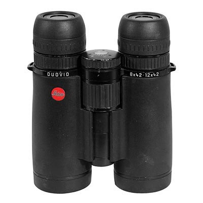 Leica Duovid 8-12x42 Black Binocular. Very good condition, UA1366