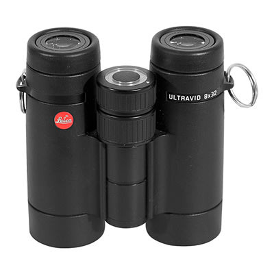 Leica Ultravid 8x32 Black Armor Binocular. Used UA1431