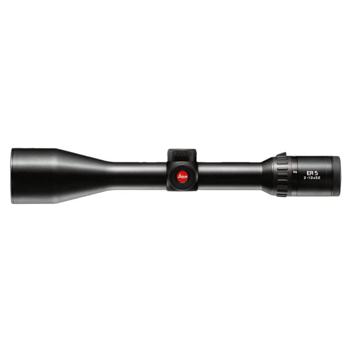 Leica ER 5 2-10x50 scope with standard ballistic reticle 51054 Used with light ring marks UA1597