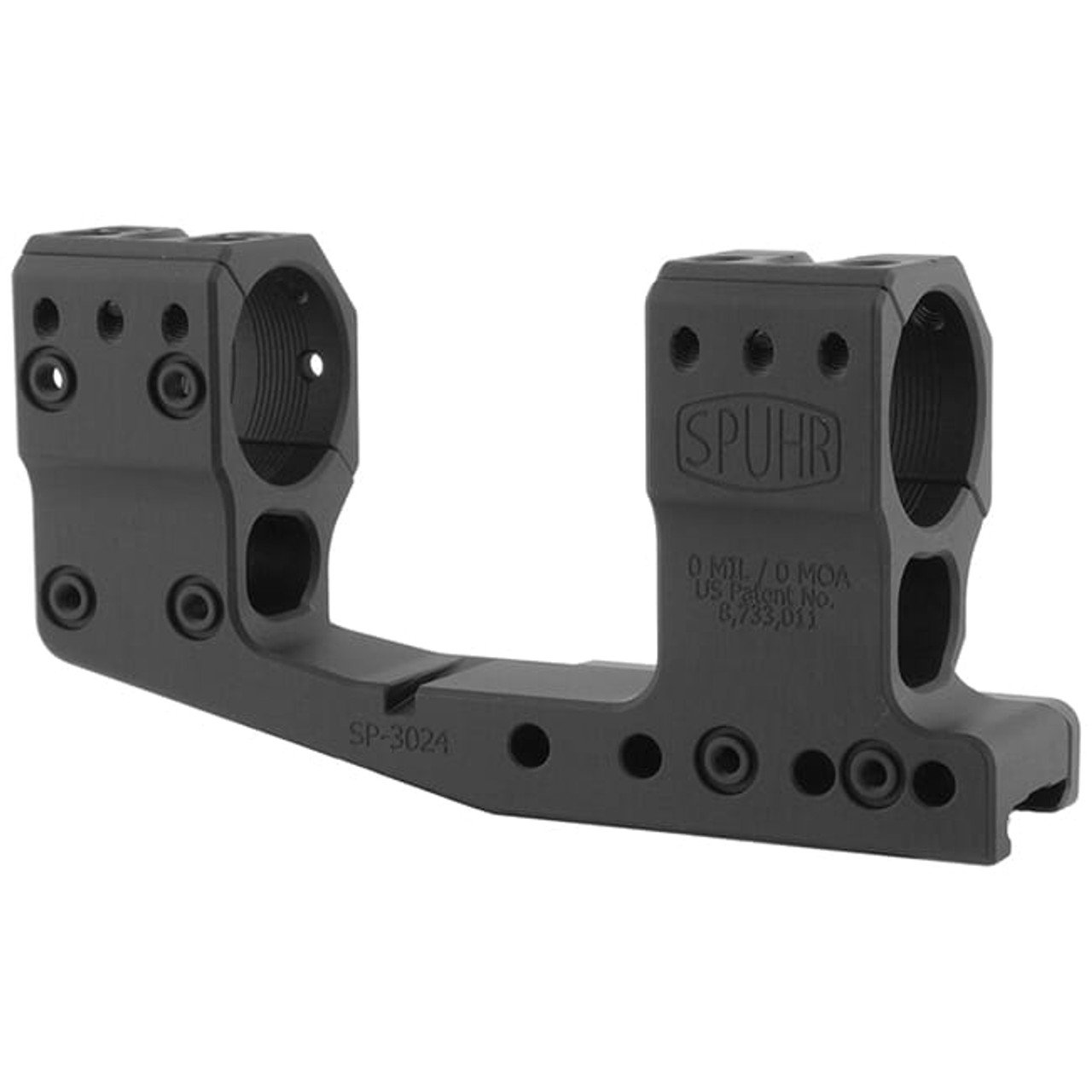 Spuhr Cantilever Unimount 30mm 0MIL/0MOA 1.89" Picatinny Scope Mount SP-3024