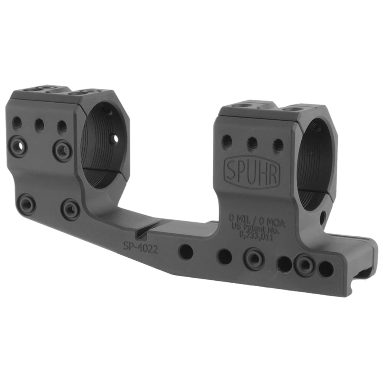 Spuhr Cantilever Unimount 34mm 0MIL/0MOA 1.5" Picatinny Scope Mount SP-4022