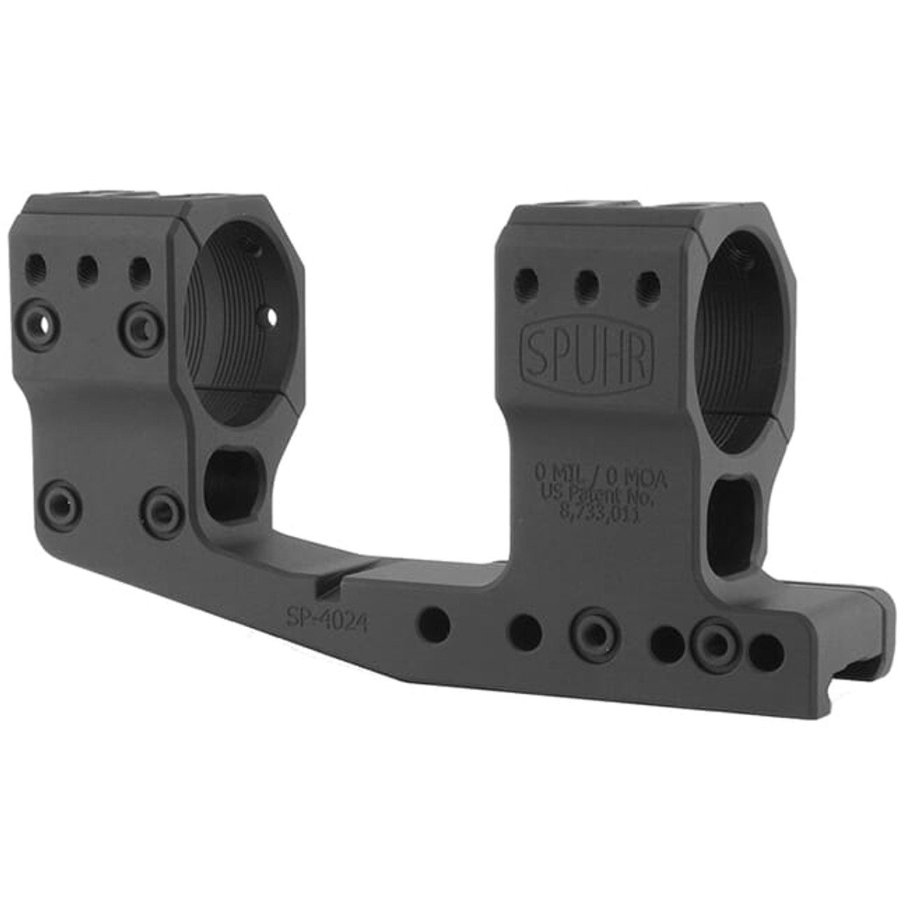 Spuhr Cantilever Unimount 34mm 0MIL/0MOA 1.89" Picatinny Scope Mount SP-4024