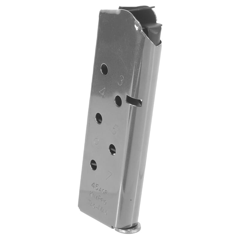 Kimber USED KimPro Tac-Mag .45 ACP 7rd Magazine 1100813A Set of 5 Mags, No Packaging UA2558