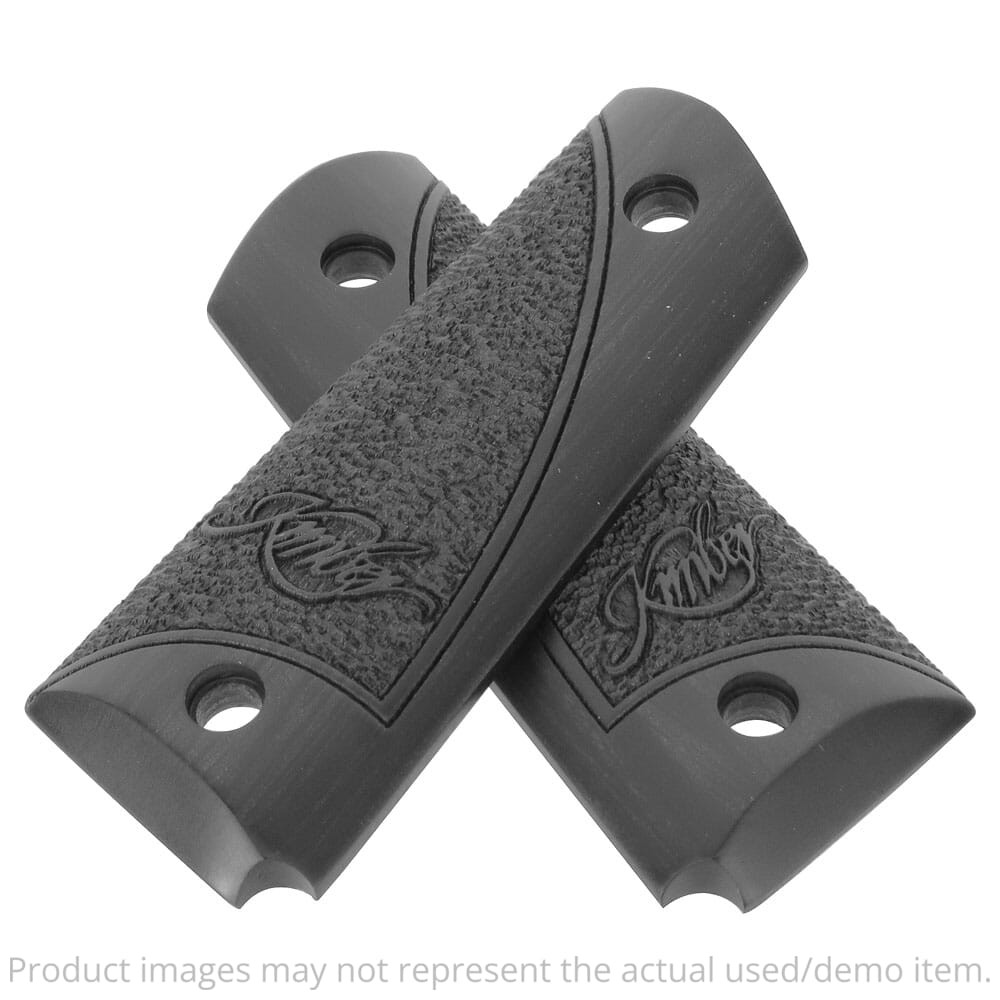 Kimber USED Stipple/Scallop Grey Laminate Compact Grips 1000591A - Open Package, Like New UA2689