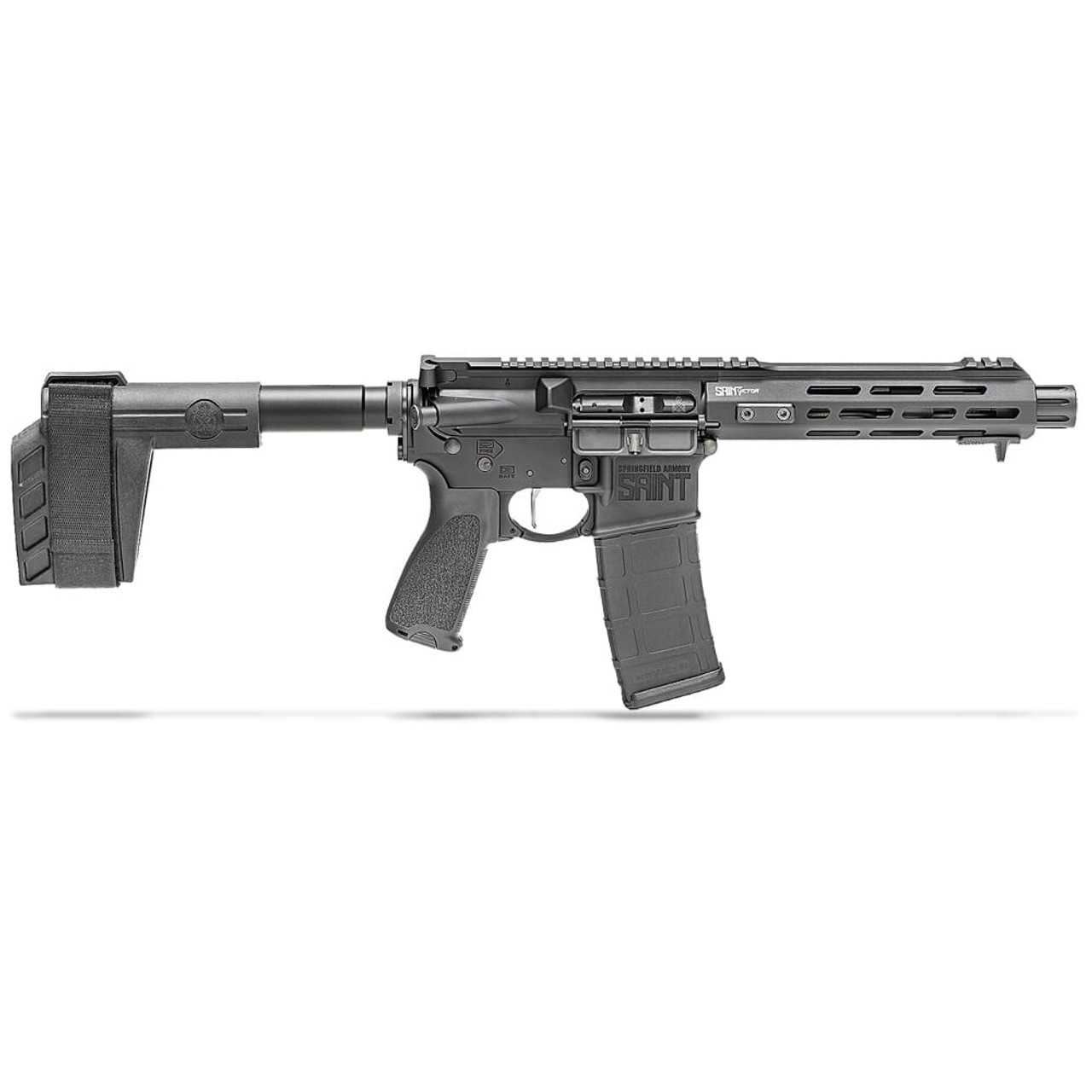 Springfield Armory 5.56 Saint Victor 7.5" Black Pistol w/ Stainless Steel Barrel STV975556B