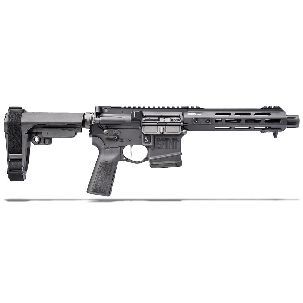 Springfield Armory 5.56 Saint Victor Pistol 10rd w/  7.5" Barrel and SBA3 Brace STV975556BLC-B5