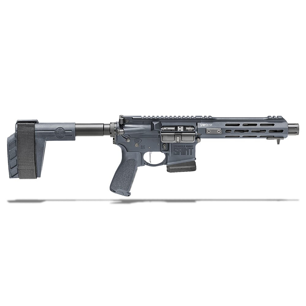 Springfield Armory 5.56 Gray Saint Victor 7.5" Pistol w/ Stainless Steel Barrel, 10Rd STV975556YLC