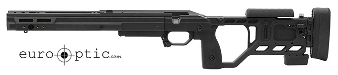 KRG Whiskey 3 Fixed Lefty Rem 700SA Black Chassis