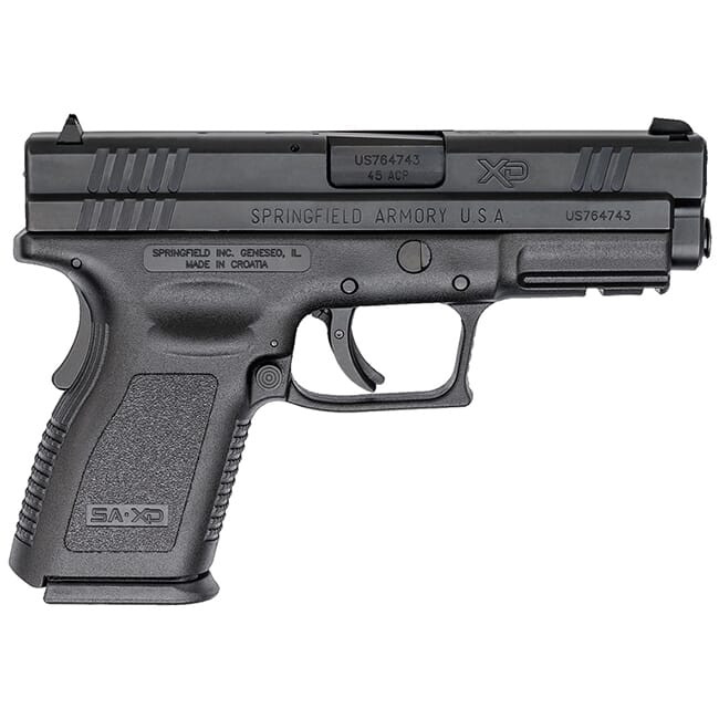 Springfield Armory XD .45ACP Compact 4" Black 10Rd Pistol (w/ 2 Mags) XD9645