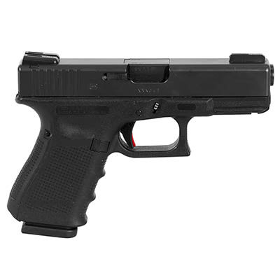 Glock 23 Gen 4, Pyramid Competition Trigger  , Truglo TFO sights, Lasermax Guiderod Laser, 3 Mags (13 rd) (SN: XXX043) UA1445