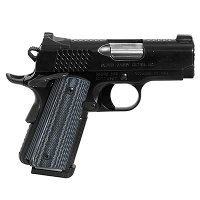 Kimber 1911 Super Carry Ultra HD .45 ACP 3000266, good condition. Includes 6 magazines and leather holster - UA1481  SN: KU174857