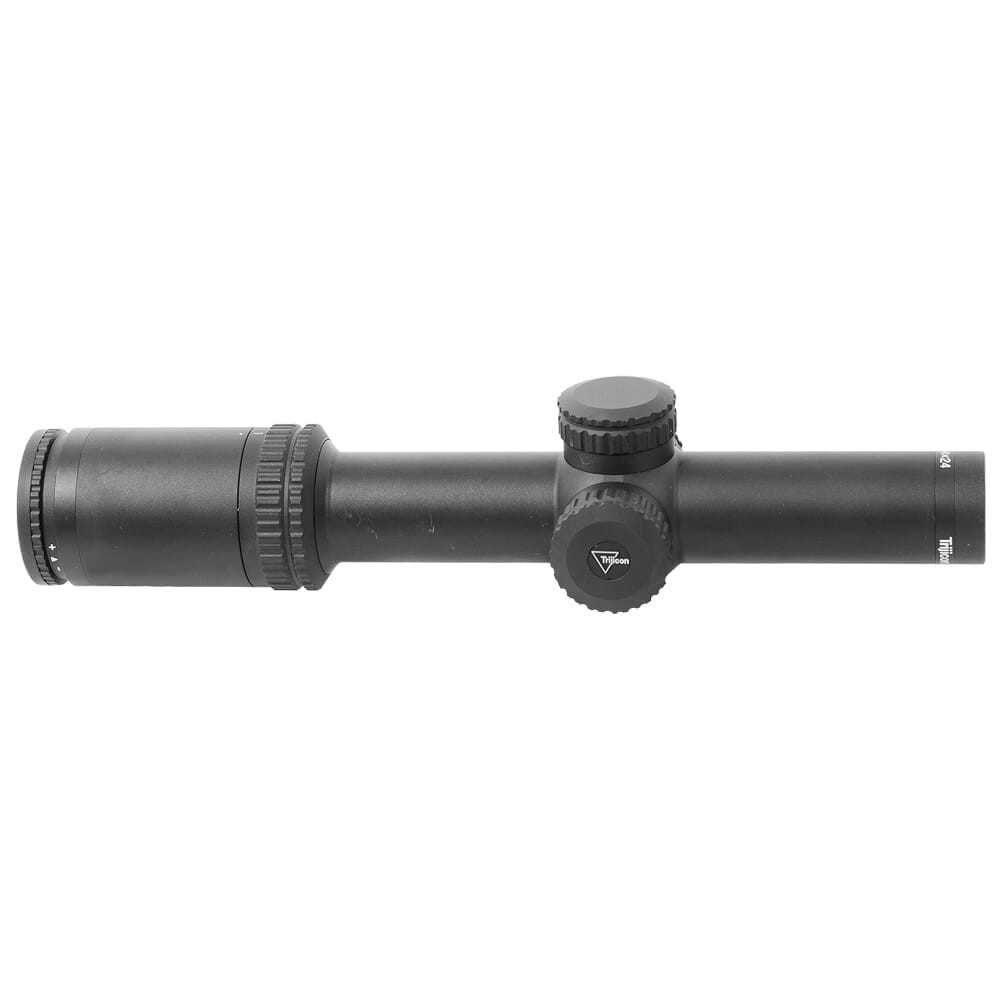 Trijicon USED AccuPower 1-4x24mm APW SFP Segmented-Circle/Dot Crosshair w/Red LED 30mm Matte Blk Riflescope RS24-C-1900006 - UA1696