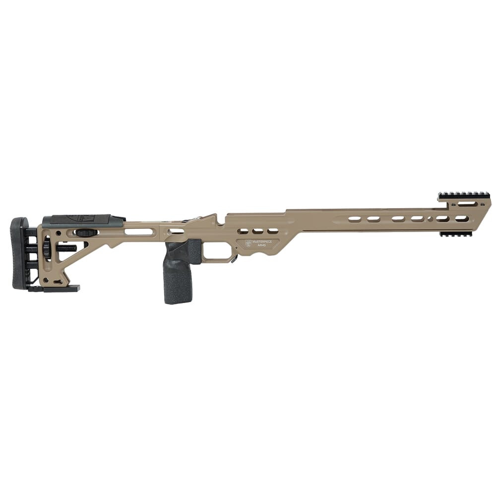 Masterpiece Arms Remington Short Action Right Hand Flat Dark Earth BA Chassis. Used UA1756