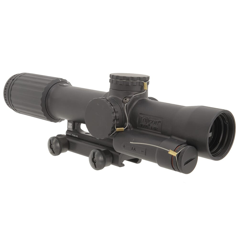 Trijicon VCOG 1-8x28 Red MRAD Crosshair Dot Reticle Scope  w/ Thumbscrew Mount VC18-C-2400003 USED UA1956 As new but broken battery cap lanyard