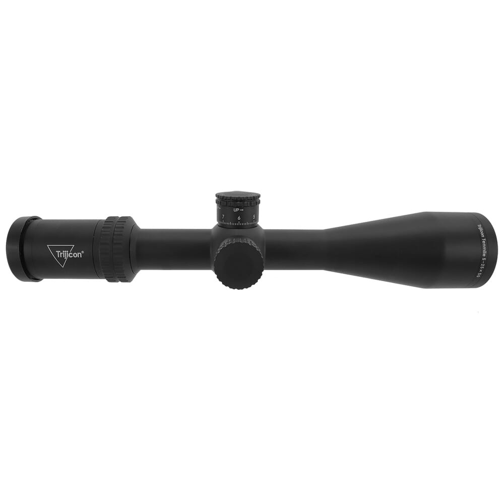 Trijicon USED Tenmile 5-25x50 SFP Riflescope w/ Red MRAD Center Dot, 30mm Tube, Matte Black, Exposed Elevation Adjuster w/ Return to Zero Feature 3000011 - UA2020