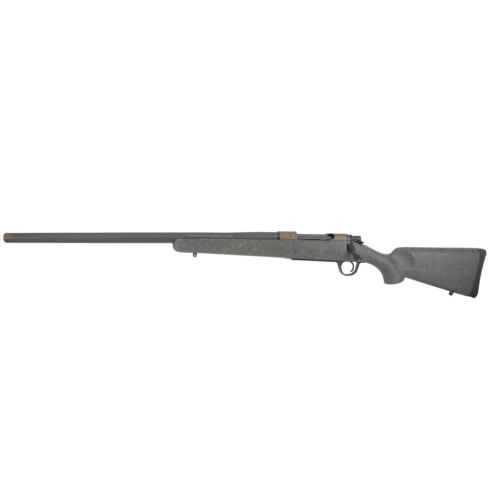 Christensen Arms Burnt Bronze Ridgeline .300 PRC 26" 1:8" LH Green w/ Black & Tan Webbing Rifle 801-06086-00 USED small damage to thread protector UA2021