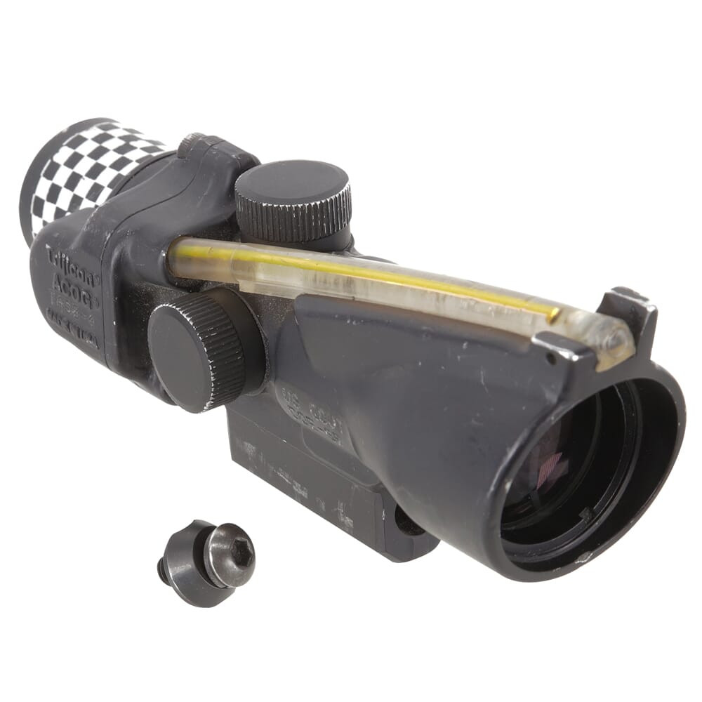 Trijicon USED TA50-4 ACOG 3x24 Dual Illum Amber Crosshair US Government BuyBack No Mount No Illumination No Returns Accepted UA2239