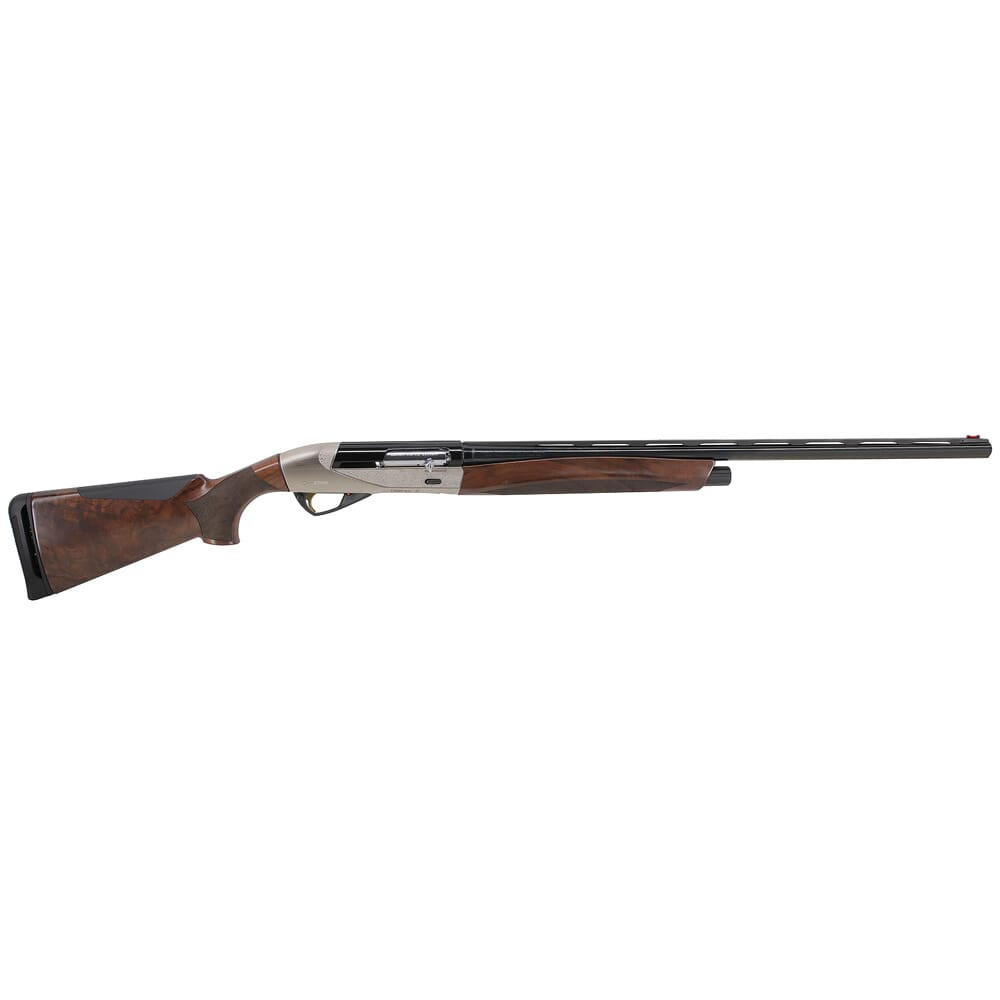 Benelli USED ETHOS Field 12-ga 3" 28" AA-Grade Satin Walnut Engraved Nickel-Plated Receiver 4+1 Semi-Auto Shotgun 10462 Small Chip in Wood on Forearm UA2253