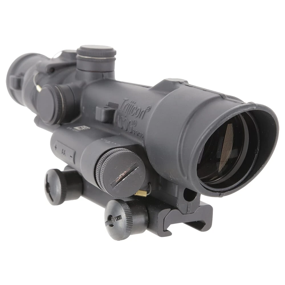 Trijicon USED ACOG 3.5x35 Red LED Illuminated Scope .223 Horseshoe Reticle w/TA51 Mount 100493 Like New - Minor Scratch on Battery Cap UA2261