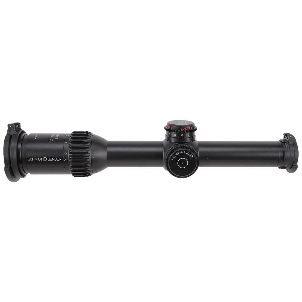 Schmidt Bender USED 1-8x24 PM II ShortDot Dual CC MDR ST LT MTC / ST LT ZC 0.1 mrad cw Black Riflescope 683-811-44E-K1-H1 Like New UA2274