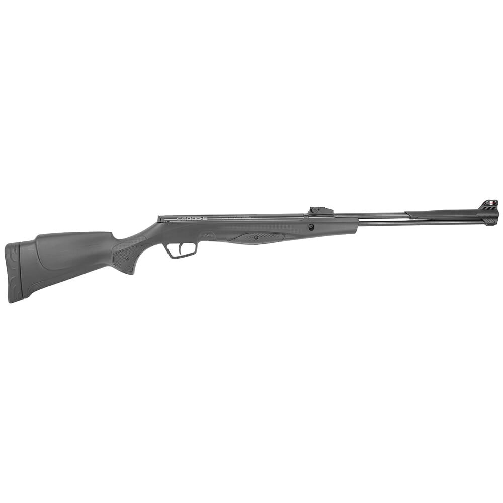 Stoeger USED S6000-E .22 Cal/1000 FPS Adv. Ergo. Black Synthetic Stock Airgun w/Fiber-Optic Sights and 4x32 Scope 30406 USED See Description for Missing Items UA2276  1) rear fixed fiber optic sight (iron sights) 2) manual for air rifle 3)multi grip